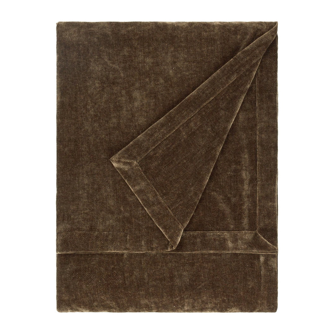 Heavy Chenille 130x180 Throw Brown