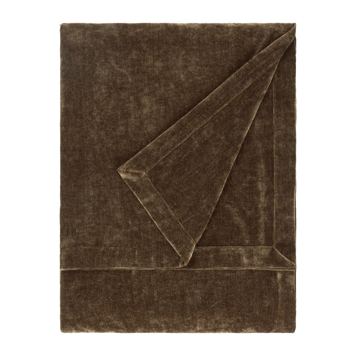 Heavy Chenille 130x180 Throw Brown