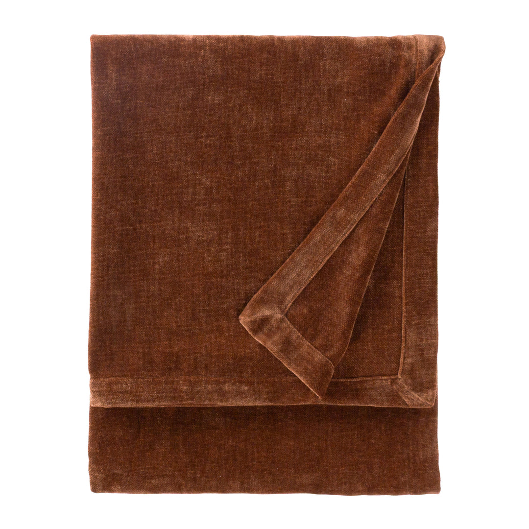 Heavy Chenille 130x180 Throw Nutmeg