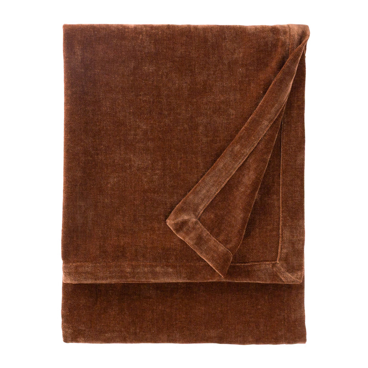 Heavy Chenille 130x180 Throw Nutmeg