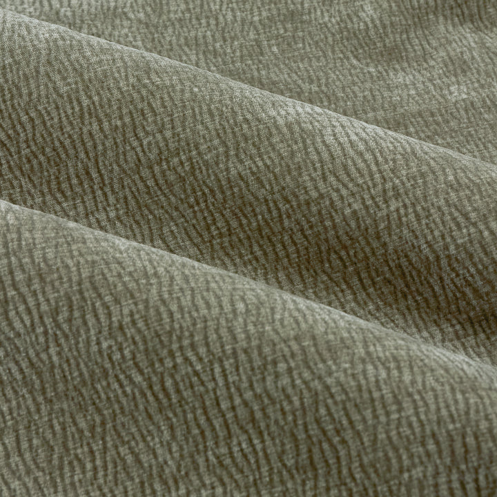 Heath Washed Velvet 168x229 Pencil Pleat Curtains Eucalyptus - image 5