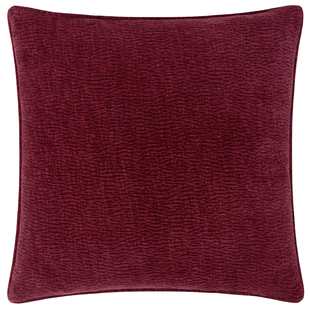 Heath Washed Velvet 50x50 Cushion Case Beetroot - image 2
