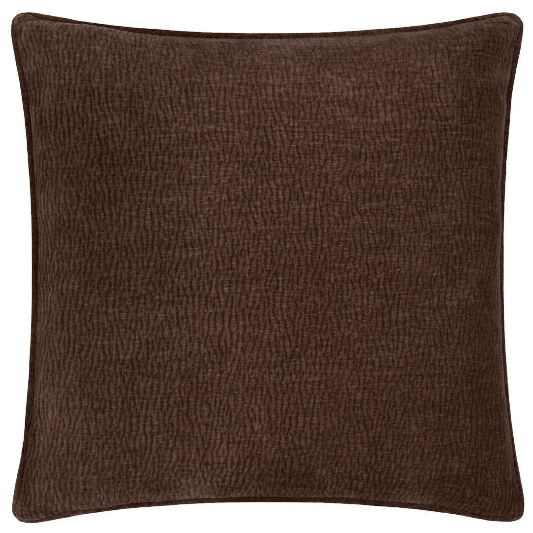 Heath Washed Velvet 50x50 Cushion Case Espresso Brown - image 2