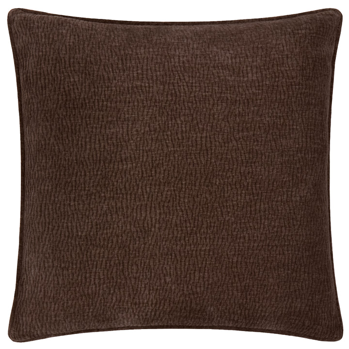 Heath Washed Velvet 50x50 Cushion Case Espresso Brown - image 2