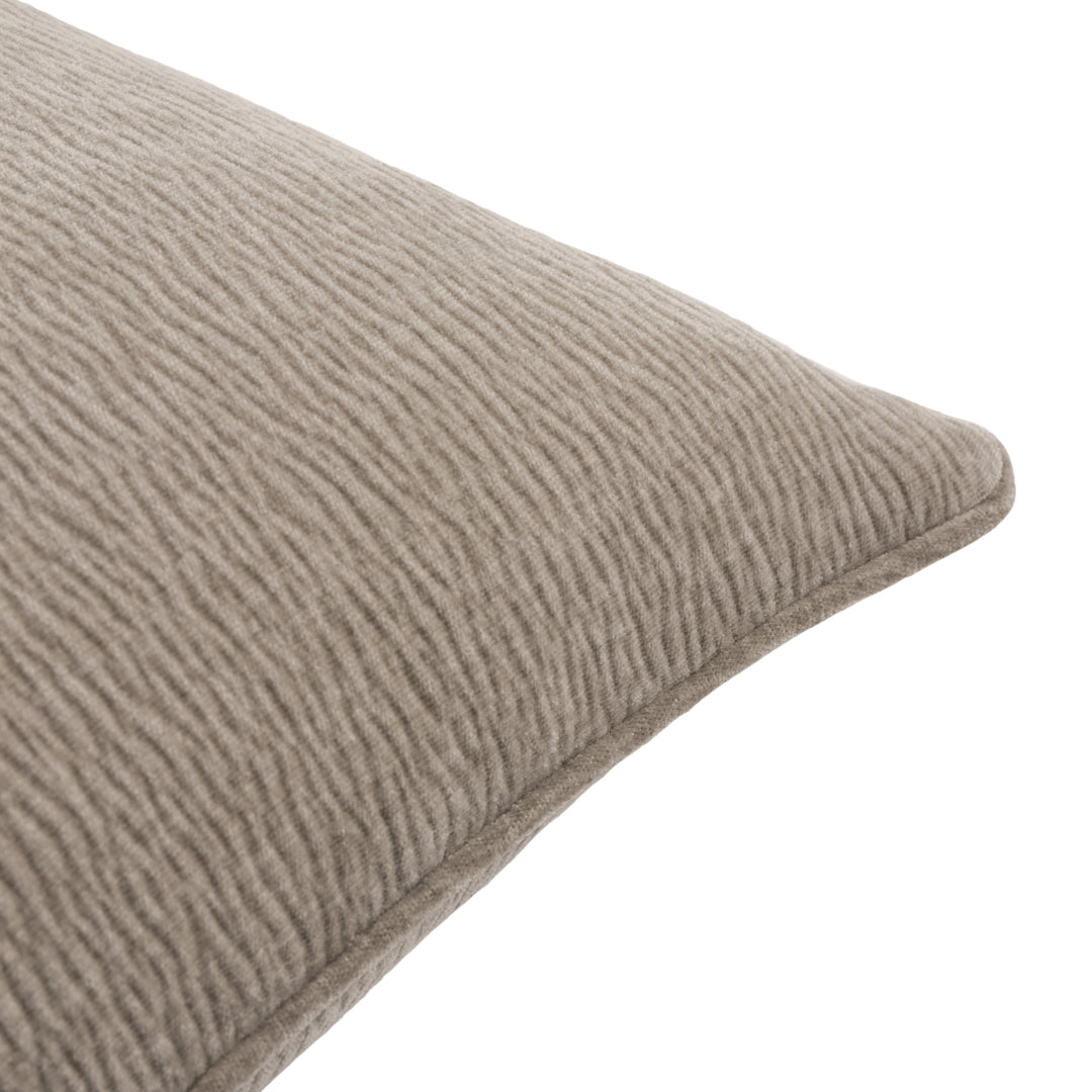 Heath Washed Velvet 50x50 Cushion Case Greige - image 3