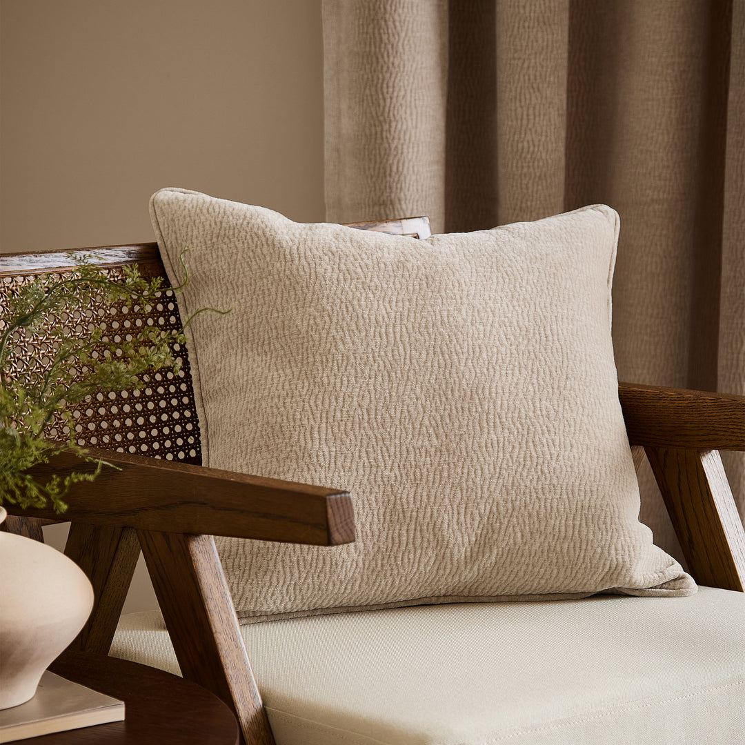 Heath Washed Velvet 50x50 Cushion Case Linen