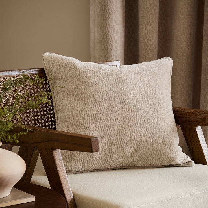 Heath Washed Velvet 50x50 Cushion Case Linen