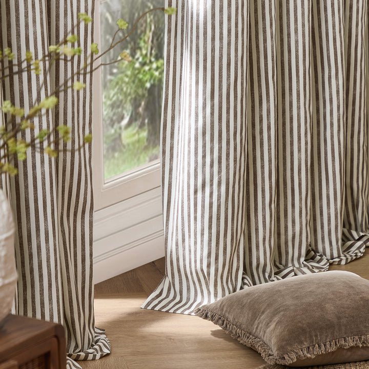 Hebden Blackout 117x183 Pencil Pleat Curtains Chocolate - image 2