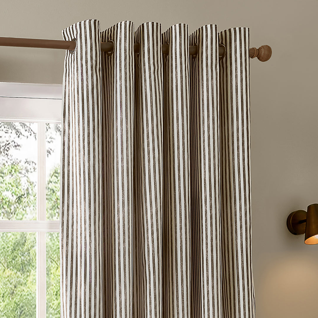 Hebden Blackout 168x229 Eyelet Curtains Chocolate - image 3