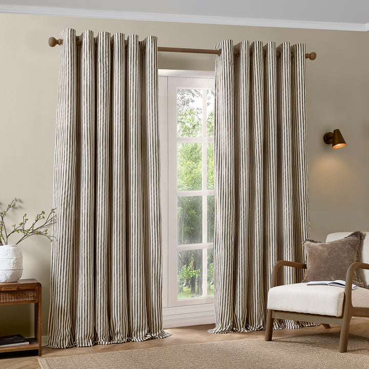 Hebden Blackout 117x183 Eyelet Curtains Chocolate - image 4