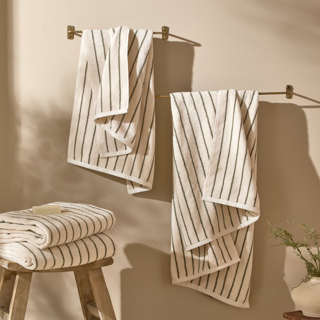 Hebden 100x150cm Bath Sheet Towel Olive - image 4