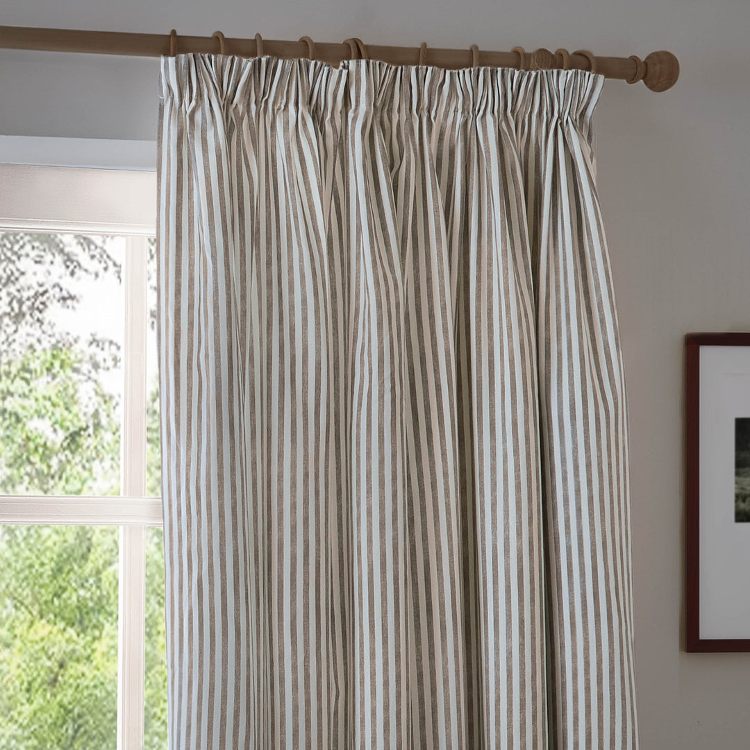 Hebden 117x137 Pencil Pleat Curtains Mole - image 3