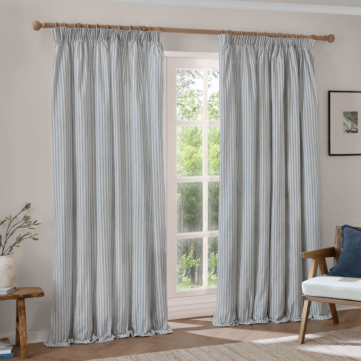 Hebden 168x229 Pencil Pleat Curtains Mineral Blue - image 4