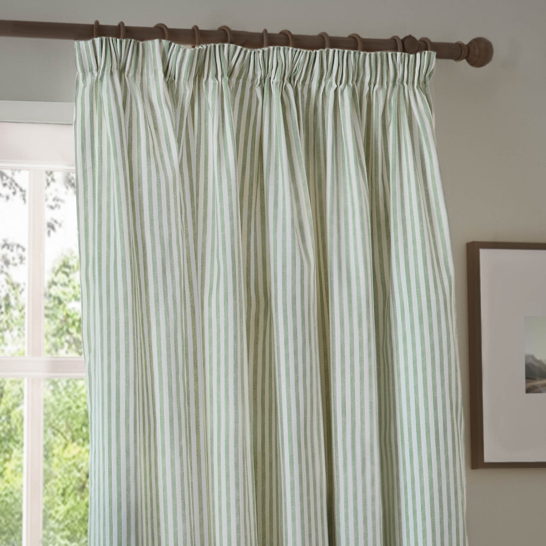 Hebden 229x137 Pencil Pleat Curtains Eucalyptus - image 3