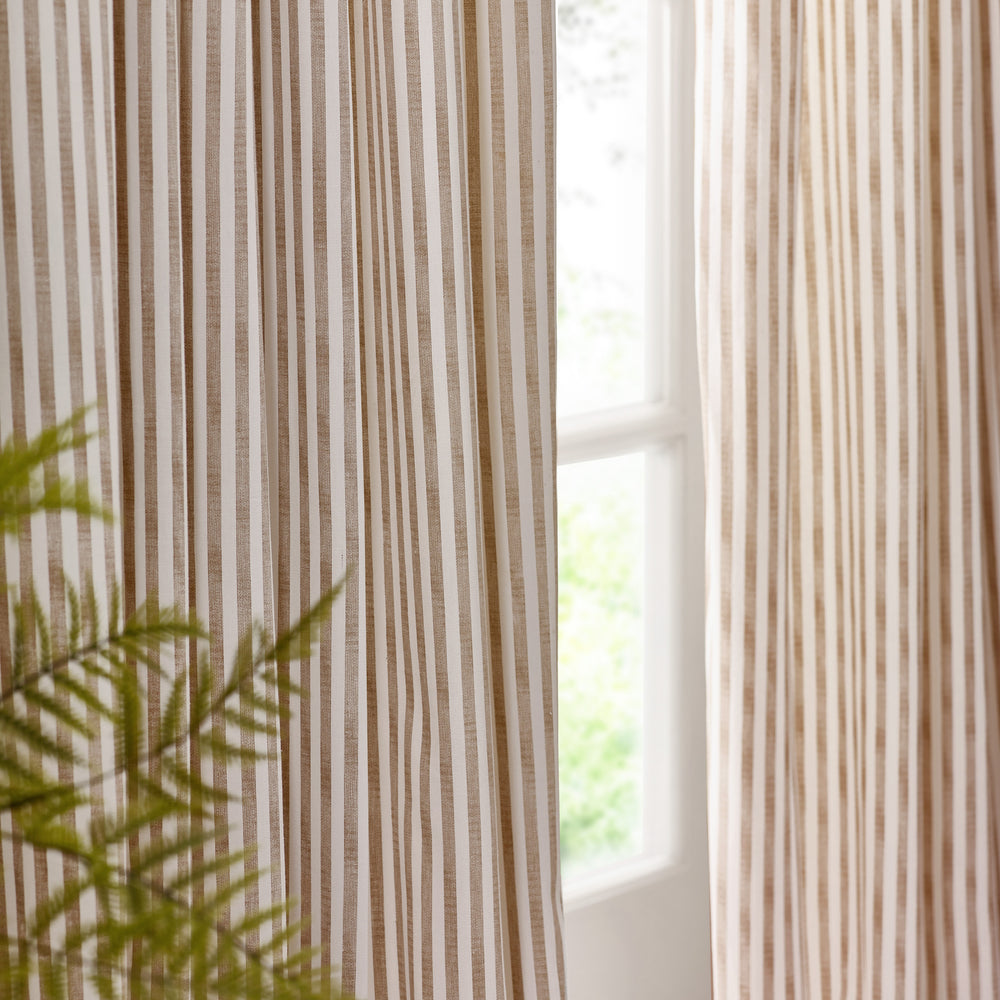 Hebden 229x137 Pencil Pleat Curtains Natural - image 2
