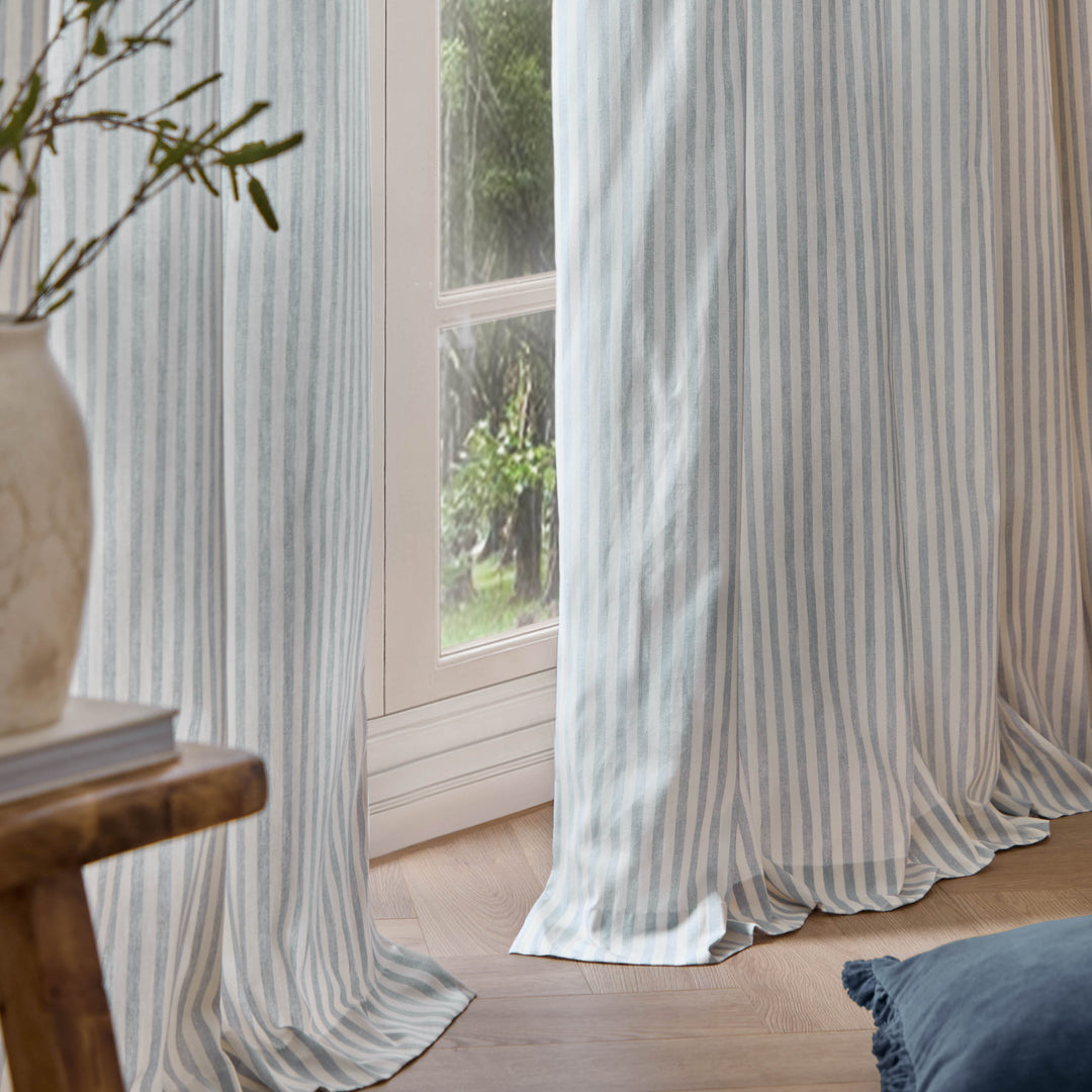 Hebden 229x183 Pencil Pleat Curtains Mineral Blue - image 2