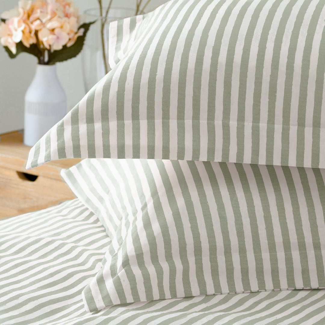 Hebden King Size Duvet Set Eucalyptus - image 3