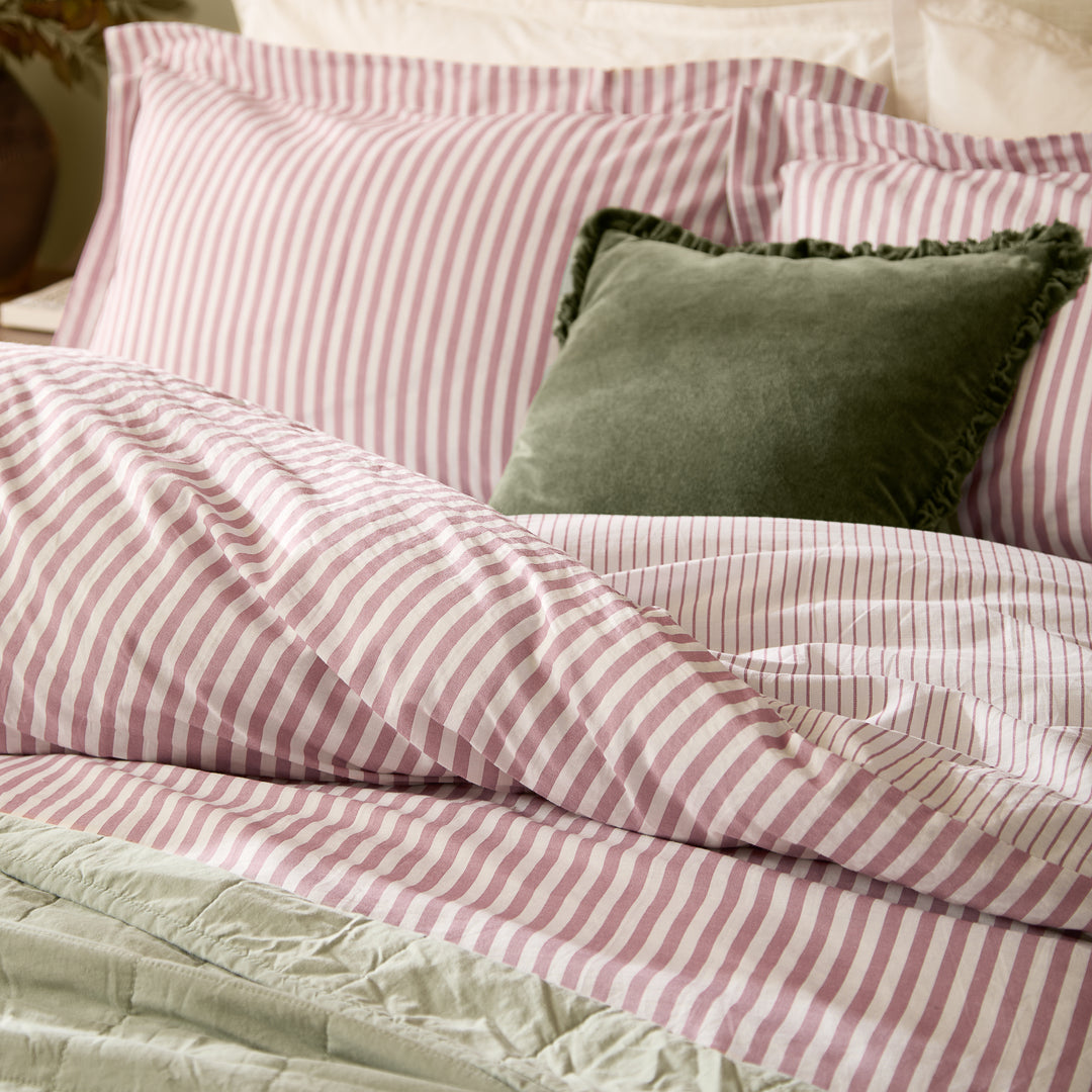 Hebden King Size Duvet Set Rosewood - image 2