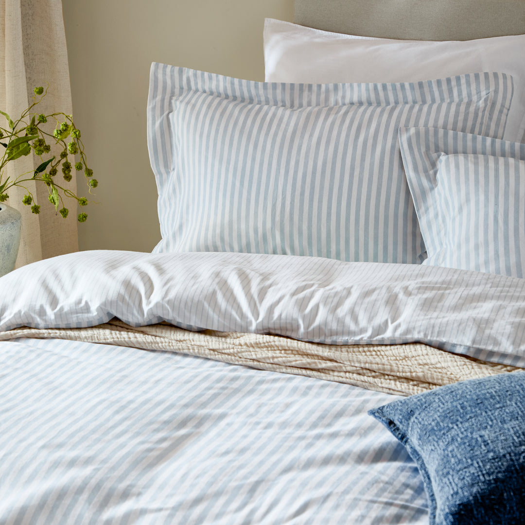 Hebden Super King Duvet Set Mineral Blue - image 2