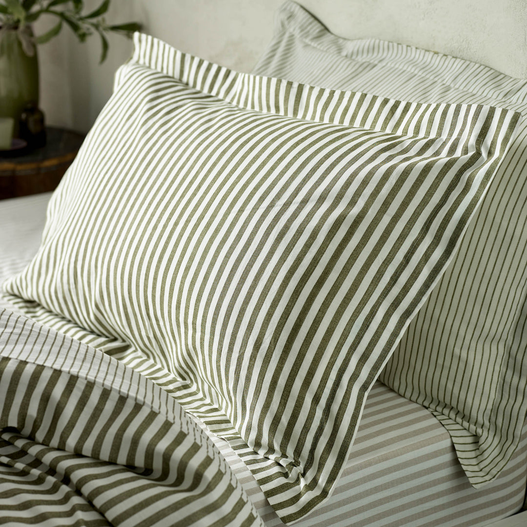 Hebden Super King Size Duvet Set Olive - image 3
