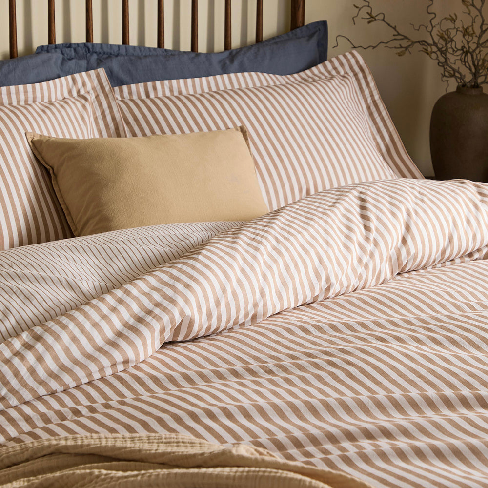 Hebden Pillowcase Pairs Caramel - image 2