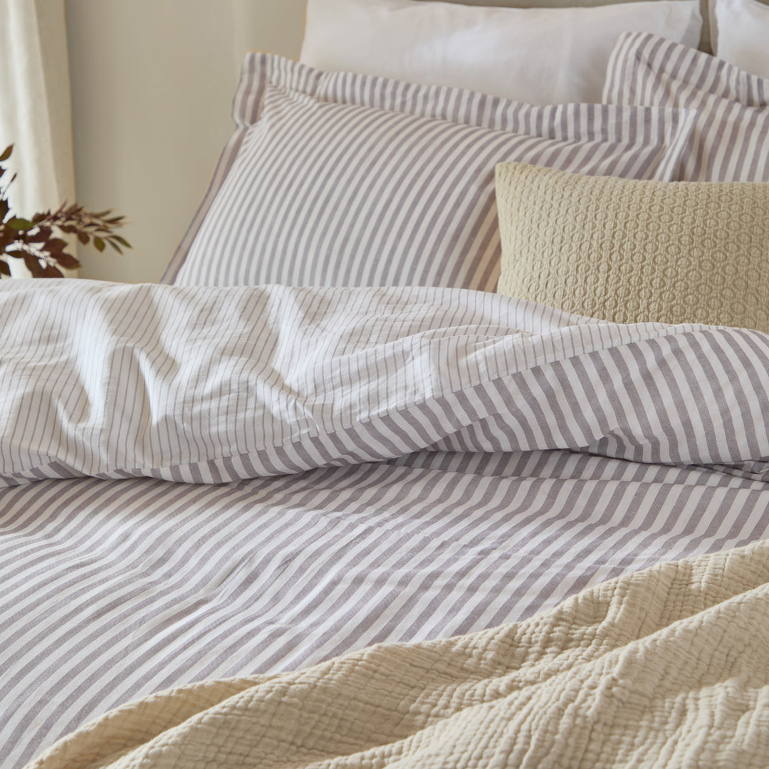 Hebden Pillowcase Pairs Mauve - image 2