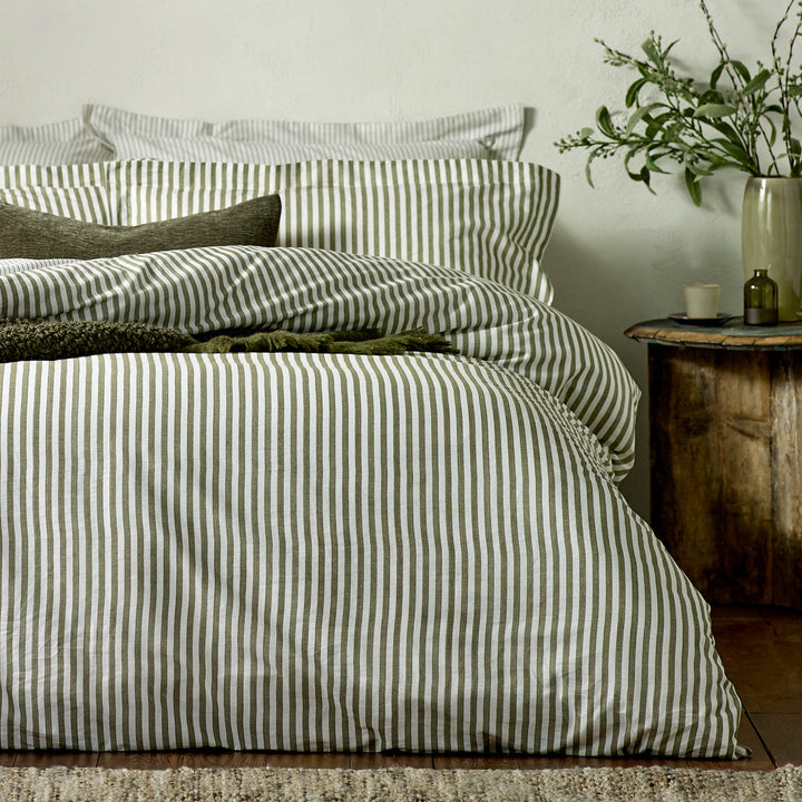 Hebden Pillowcase Pairs Olive - image 3