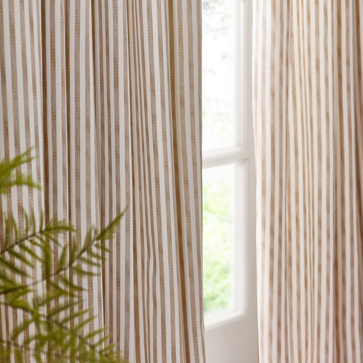 HEBDEN 229X229 EYELET CURTAINS NATURAL
