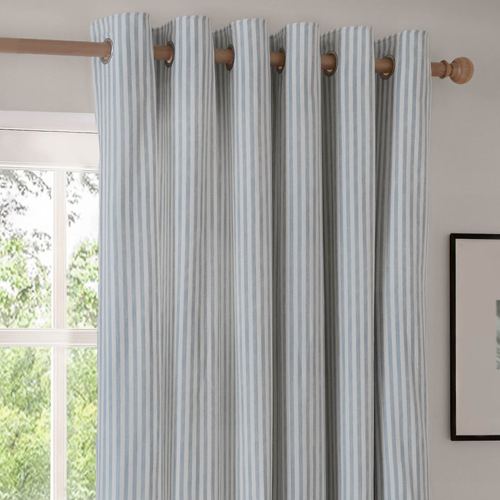 Hebden 168x183 Eyelet Curtains Mineral Blue - image 3