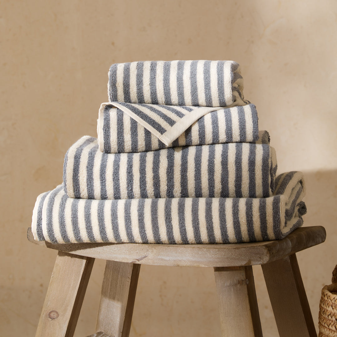 Hebden 50x100cm Hand Towel Towel Mineral Blue