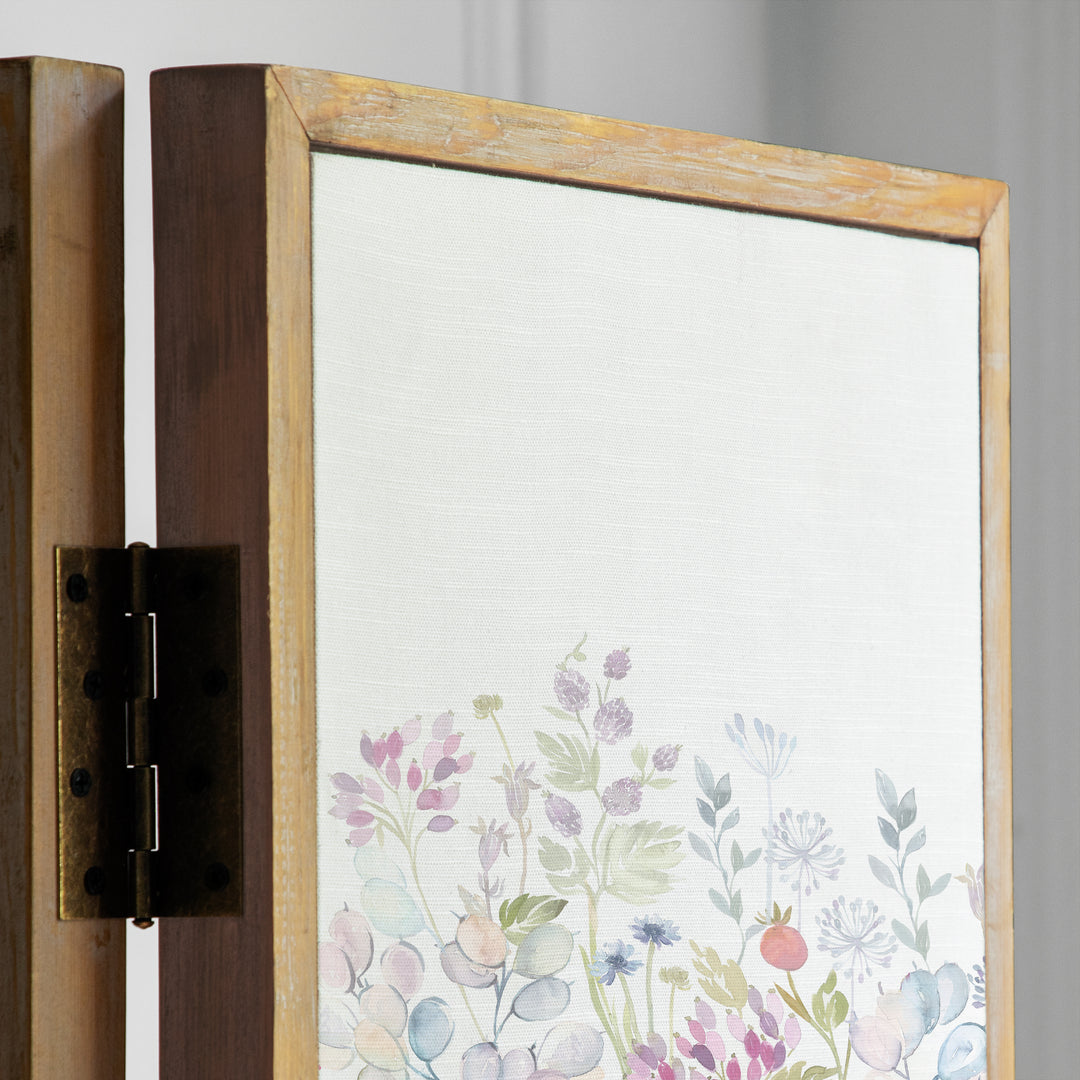 ANTIQUE GREY ROOM DIVIDER HEDGEROW WHITE
