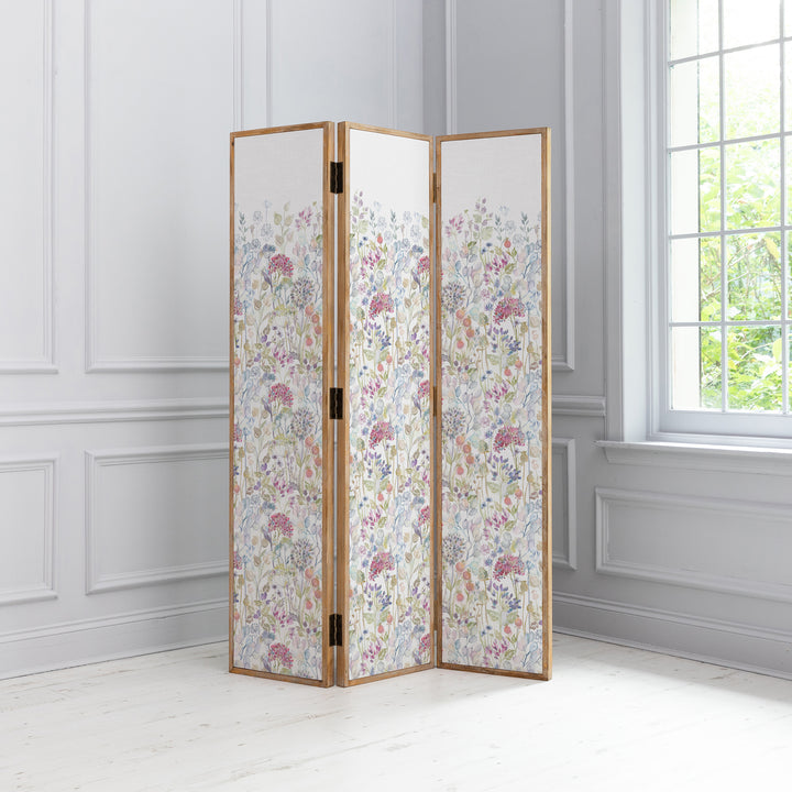 ANTIQUE GREY ROOM DIVIDER HEDGEROW WHITE
