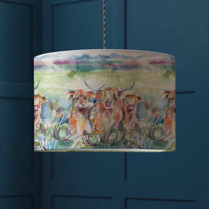 HEILAN HERD EVA 30X21CM LAMPSHADE LINEN
