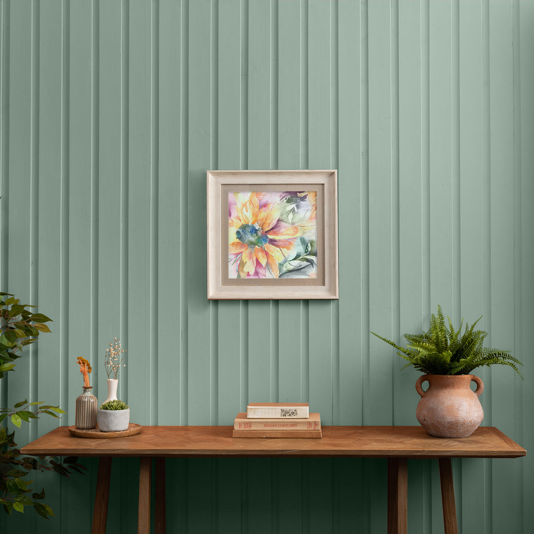 SMALL SQUARE BIRCH HELIANTHUS MAUVE 46X46 CM