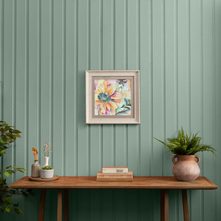 SMALL SQUARE BIRCH HELIANTHUS MAUVE 46X46 CM