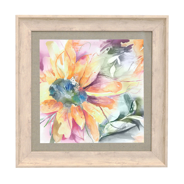 SMALL SQUARE BIRCH HELIANTHUS MAUVE 46X46 CM