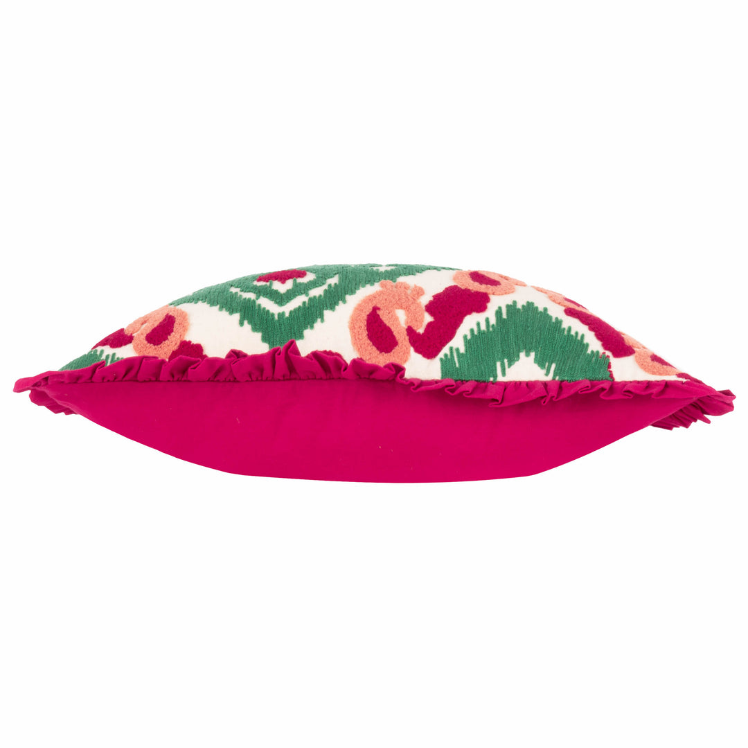 HENDERSON 45X45 CUSHION CASE CERISE/JADE