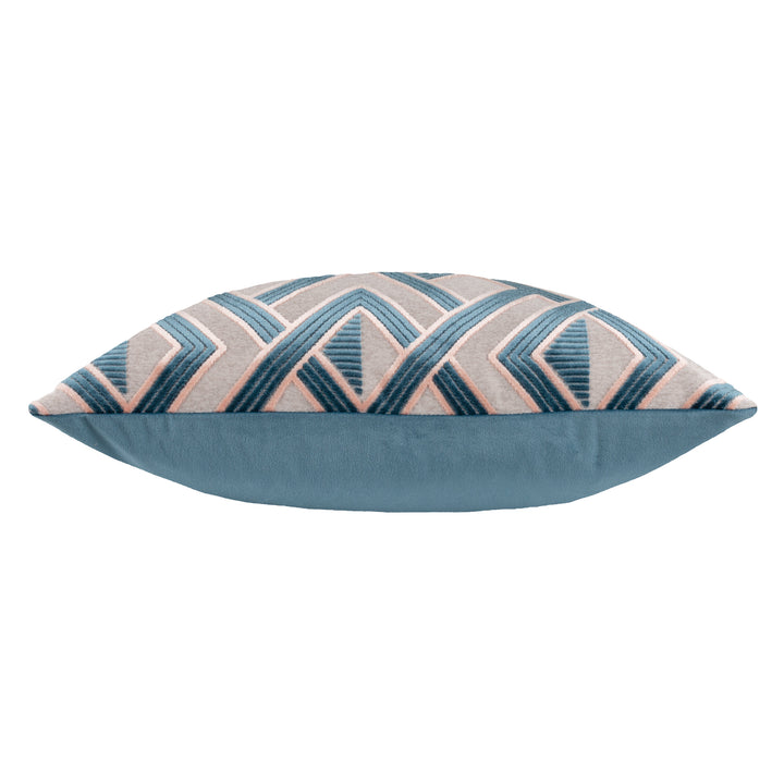 HENLEY 50X50 CUSHION CASE SMOKE/ROSE