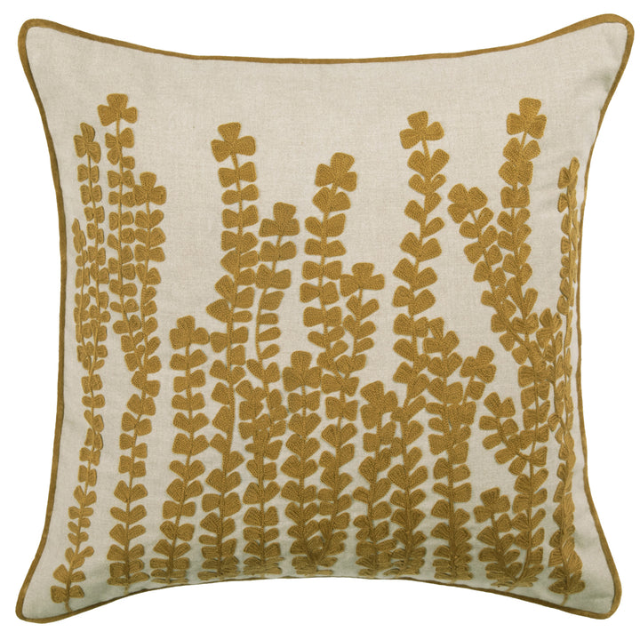 HERB 50x50 CUSHION CASE MUSTARD