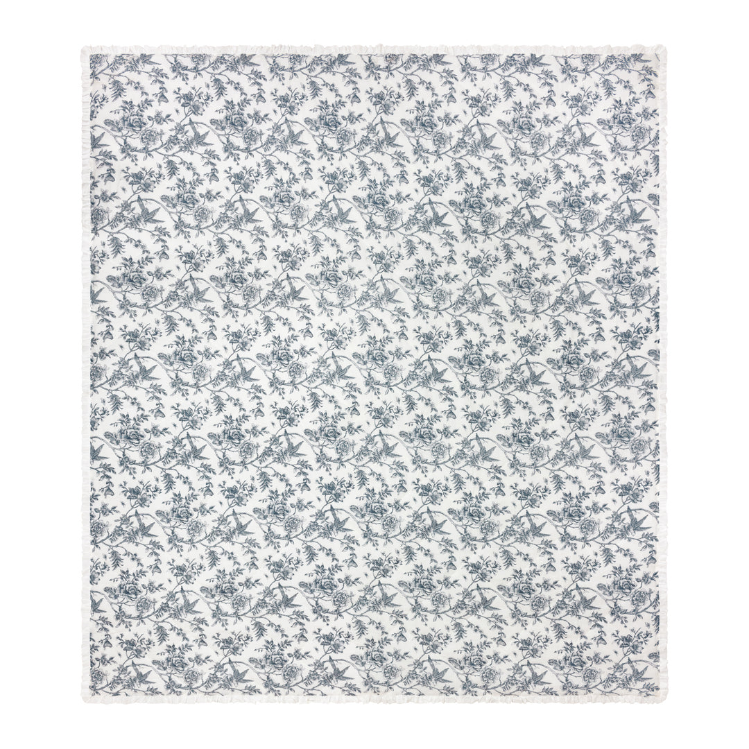 Hermione 240x260 Bedspread Ivory Blue - image 3