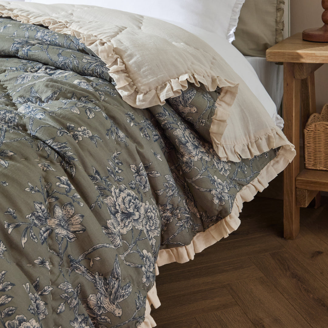 Hermione 240x260 Bedspread Moss - image 2