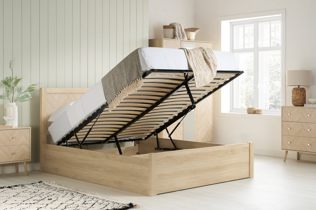 Herringford King Ottoman Bed