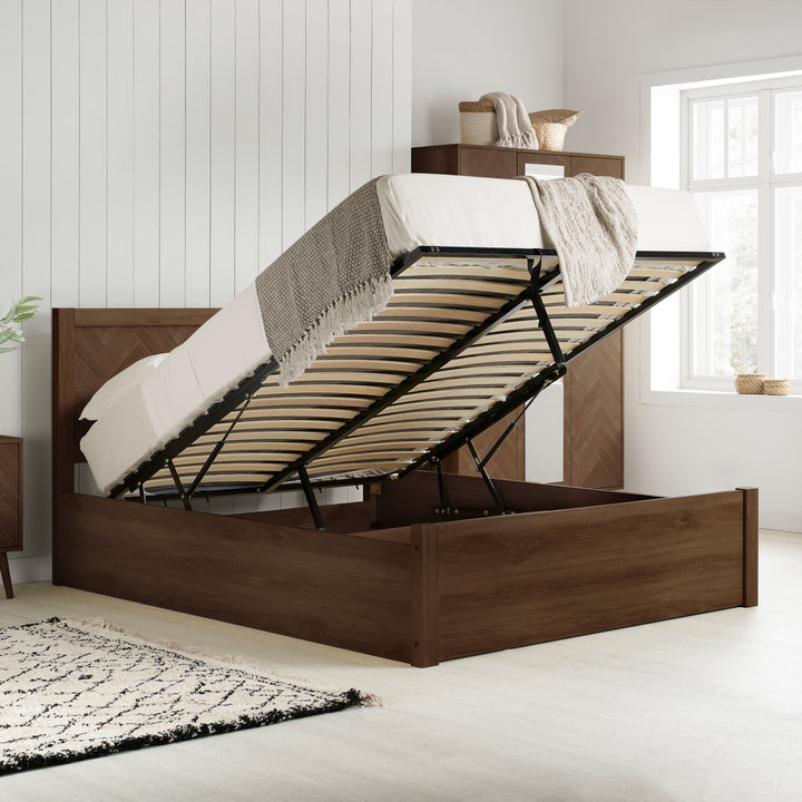 Herringford King Ottoman Bed