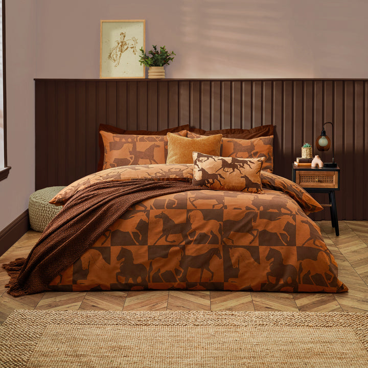Herve Single Duvet Set Tan
