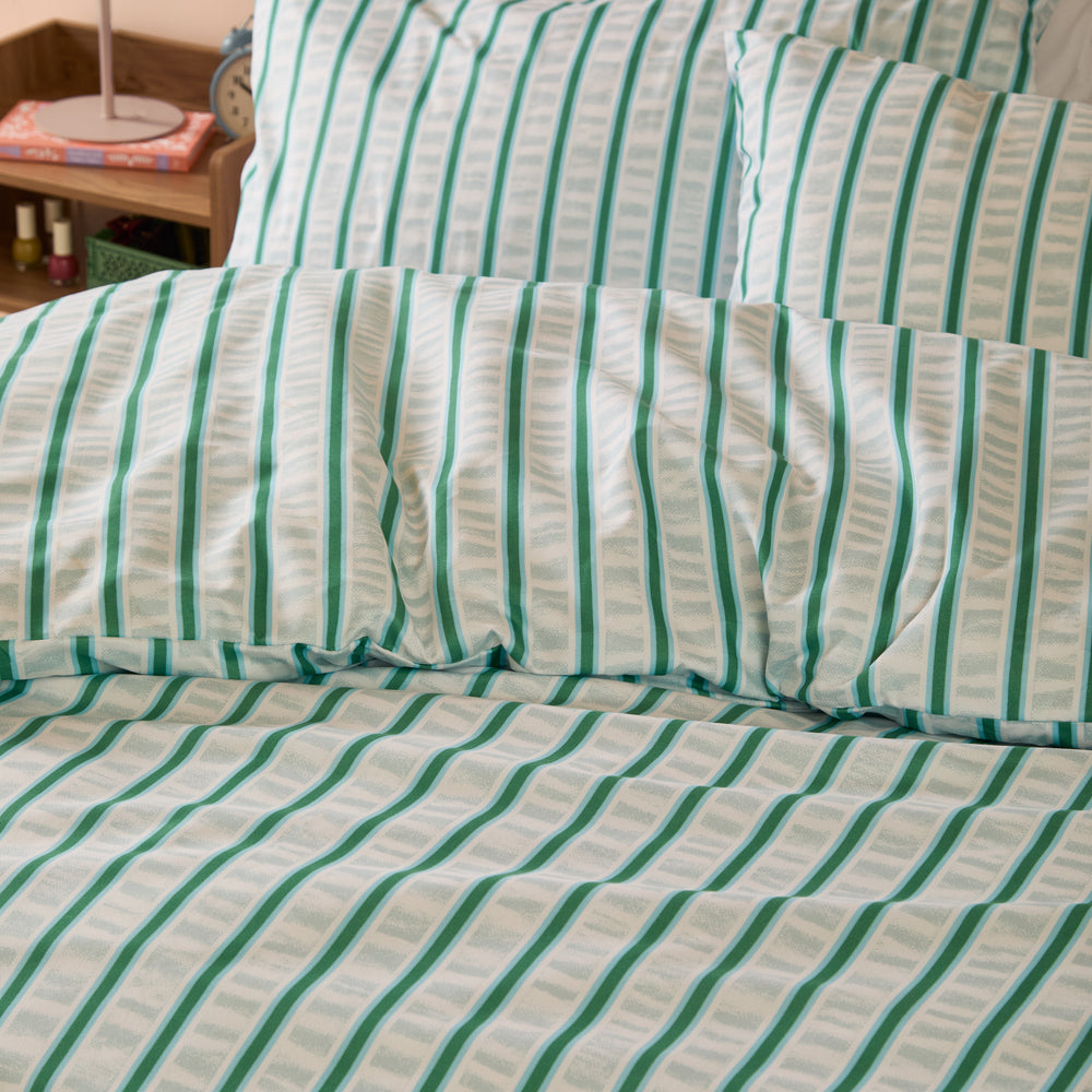 Hettie Single Duvet Set Blue / Green - image 2