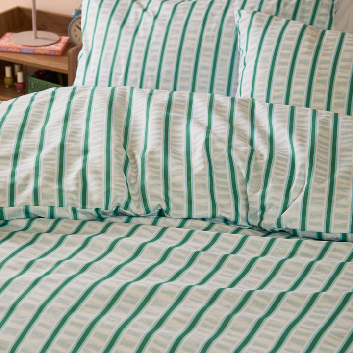Hettie Double Duvet Set Blue / Green - image 2
