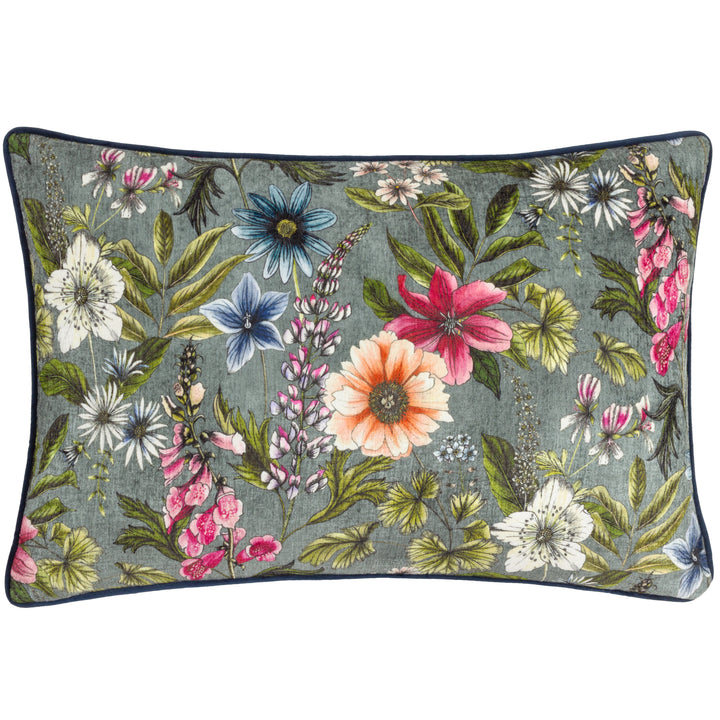 HIDCOTE MANOR ALMA 40X60 CUSHION CASE PETROL
