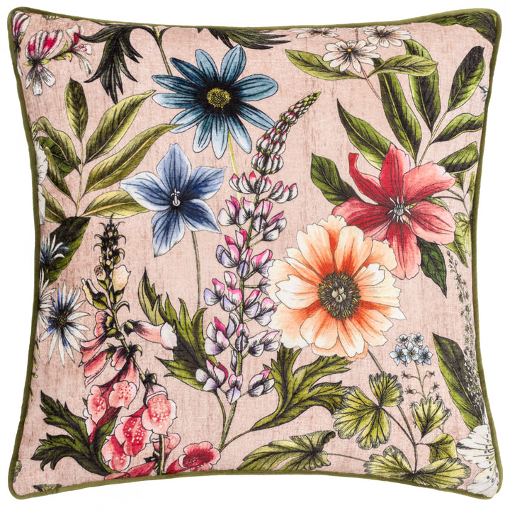 HIDCOTE MANOR ALMA 50X50 CUSHION CASE BLUSH