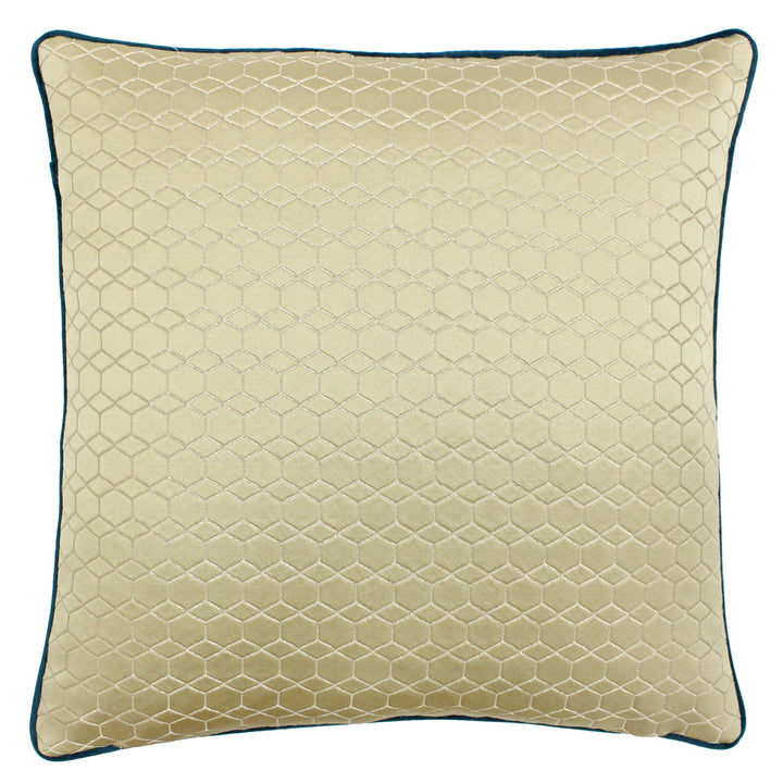 HIGHBURY CUSHION CASE 50X50 EMER/GOLD