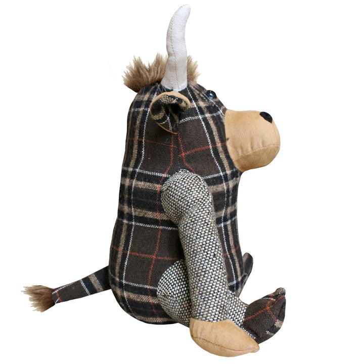 Highland Cow Doorstop - Brown - image 2